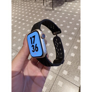 適配oppowatch4pro智能oppowatchx2手表表帶X運動(dòng)防汗oppowatch3pro原裝硅膠磁吸折疊扣男女款原創(chuàng  ) 炭黑【洞洞雙色磁吸扣表帶】 適用：oppowatch4pro 送兩張膜