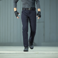 龍牙【補貨速搶】寒鋒戰術(shù)軟殼長(cháng)褲秋冬男通勤彈力戶(hù)外防風(fēng)寒保暖 深淵藍（直筒版） 28 170/80B 高170重116-145