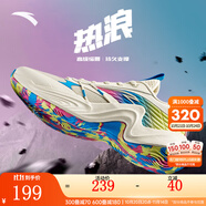 安踏KT3 Team籃球鞋男秋冬季湯普森防滑耐磨減震學(xué)生中幫實戰(zhàn)運動鞋子 【熱浪-低幫】灰/藍(lán)/綠-2 42 (260mm)