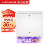 西門子（SIEMENS）開關(guān)面板 一鍵斷電開關(guān)20A 全屋總控面板 致典雅白色5TA14613NC01