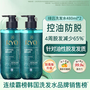 呂 RYO綠呂清爽控油洗發(fā)水480ml*2清潔蓬松去屑滋養(yǎng)洗頭膏洗發(fā)露