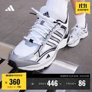 adidas「尋光者」SPIRITAIN 2.0厚底網(wǎng)面老爹鞋阿迪達(dá)斯輕運(yùn)動 白色/金屬銀/黑色   36