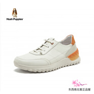 暇步士（Hush Puppies）2024簡約舒適百搭運動鞋男休閑鞋A2Z01CM4 白色 38