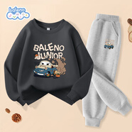 班尼路（Baleno）男童套裝2025春秋款中大童休閑運動(dòng)衛衣秋季衣服男孩秋裝兩件套潮