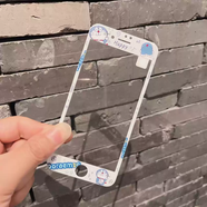 TKHE適用于蘋(píng)果8plus浮雕全屏鋼化玻璃膜iphone7手機貼膜6s彩膜卡通膜 13號 IPhone6SPLus