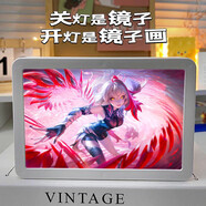 班貝智瀾周邊手辦王者榮耀燈光畫(huà)卡通周邊瀾曜李白鏡二次元卡通玩具 【橫款】影 插電款+單燈光+禮盒