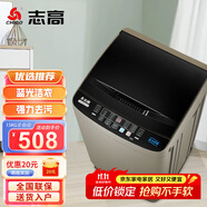 志高（CHIGO）全自動(dòng)洗衣機(jī) 家用小型波輪 洗脫一體機(jī)大容量 公寓宿舍出租房 15KG咖啡金【藍(lán)光洗護(hù)+風(fēng)干潔桶+強(qiáng)電機(jī)】