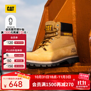 CAT卡特經典大黃靴馬丁靴男鞋牛皮面固特異戶外工裝靴P725756P1EDC25 經典款 40