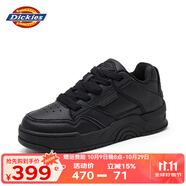 Dickies板鞋男鞋2025秋冬新款小白鞋男女百搭休閑鞋情侶鞋子厚底運(yùn)動(dòng)鞋 全黑 36