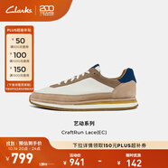 Clarks其樂(lè)復(fù)古時(shí)尚潮流運(yùn)動(dòng)男鞋舒適板鞋休閑跑鞋情侶男士休閑鞋 藍(lán)色（建議拍大半碼） 39.5