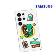 三星韓國官方S25Ultra卡通防摔磁吸手機殼保護套貓咪恐龍春植艾絲樂(lè )小兔透明雙材質(zhì)可愛(ài)卡通情侶萌系IN 恐龍可磁吸，可掛繩 三星GalaxyS25Ultra