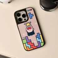 氧致大屁羊子大哥大/俄羅斯方塊iphone16promax15pro1413浮雕手機殼 俄羅斯方塊浮雕/磨砂/無磁吸 iPhone16ProMax