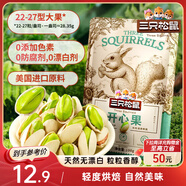 三只松鼠開心果 進口加州無漂白 每日堅果炒貨干果休閑零食100g/袋