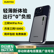 迅優(yōu)隨身wifi三網(wǎng)通免插卡移動(dòng)網(wǎng)絡(luò )wifi6無(wú)線(xiàn)網(wǎng)卡便攜式高速4G無(wú)線(xiàn)wifi全國通用無(wú)限流量2025款5GXY 【W(wǎng)iFi6Pro】旗艦展銳芯+12信號通道