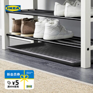 宜家（IKEA）BAGGMUCK 貝格馬克塑料鞋墊室內(nèi)戶外輕便耐用易清潔 紅色71x35cm