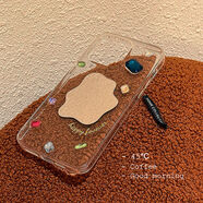 優(yōu)選ins小眾立體寶石水鉆適用蘋(píng)果161415promax鏡子手機殼iPhone1312滴膠11pro軟殼xsxr透明8p保護套少 彩色水鉆鏡子 iPhone6sPlus