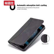 爾俐（ERLI）適用于一加15手機殼翻蓋13121110r9RT87tpro保護套ace653pro2v全包多卡nord4ce3ce2男女插卡磁吸 黑色 一加15