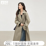 對(duì)白新復(fù)古回潮英倫風(fēng)中長款風(fēng)衣外套女2025秋裝新款今年流行卡其大衣 卡其色 【預(yù)售9月30日發(fā)貨】 S