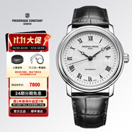 康斯登（Frederique Constant）瑞表原裝機(jī)械休閑時(shí)尚簡(jiǎn)約百年典雅皮帶男士腕表情人節(jié)禮物送男友 FC-303MC4P6