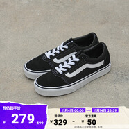 VANS范斯官方 Ward經(jīng)典黑個性街頭復古男鞋板鞋 黑色 42.5