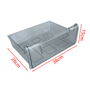 適用上海雙鹿BCD-160CK冰箱抽屜門(mén)擱架門(mén)掛盒瓶架 玻璃層架果菜盒 冷藏果菜盒