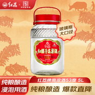 紅荔高粱白酒 53度浸泡酒5L 廣東米酒泡酒養生酒泡藥材青梅酒高度酒