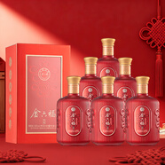 金六福 中國結(jié) 兼香型白酒 50.8度 500ml*6瓶 整箱裝 婚宴禮贈(zèng)