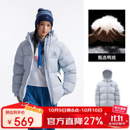 駱駝（CAMEL）【拒水羽絨】戶外羽絨服冬新款中長(zhǎng)款男女加厚外套羽絨服