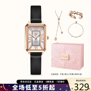 斐樂(lè )（FILA）手表女復古簡(jiǎn)約小方表女士腕表開(kāi)學(xué)季禮物送女友6264-105B