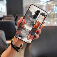 適用歐奇手機殼全包國風(fēng)男女款散熱情侶新款腕帶質(zhì)感硅膠支架 凹槽腕帶-楓山橋影 Oukitel歐奇C19