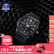 卡西歐（CASIO） 男表女表卡西歐手表男女情侶表學生時尚運動表太陽能雙顯電子表 MW-620H-1AVDF劍客-復古黑 新一代
