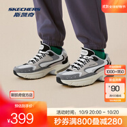 斯凱奇（Skechers）男士老爹鞋183214 灰色/GRY 女款 40