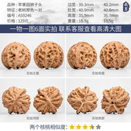 文玩核桃精品蘋(píng)果園獅子頭一物一圖一對迷你手捻手工打底蘋(píng)果圓 A59246u0004老樹(shù)原色蘋(píng)果園獅子頭40mm