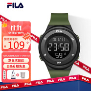 斐樂（FILA）手表夜光電子表運動潮流防水學生表初高中大學生考試表 6557-002F