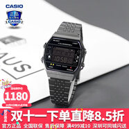 卡西歐（CASIO） 男表女表卡西歐手表男女情侶表學(xué)生時尚運動表太陽能雙顯電子表 ABL-100WEPC-1BPR吃豆人45周年款