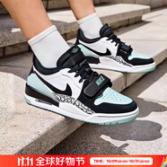 耐克（NIKE）男鞋 2025秋季新款透氣運(yùn)動(dòng)鞋透氣緩震時(shí)尚AIRJORDAN休閑籃球鞋 白/黑/礦物色/狼灰 44
