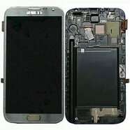 映棠適用于三星Note3Note4 S5N9005N9002顯示屏G9008V總成G9006W9009D N900SKL屏幕總成+銀色邊框備注顏