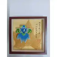 手寫定制非遺紙鳶濰坊絲絹風(fēng)箏擺件傳統(tǒng)文創(chuàng)工藝禮品高端商務(wù)禮物 相逢已是上上簽何須相思煮余年藍(lán)