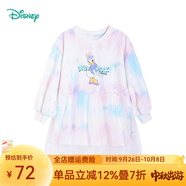 迪士尼寶寶（Disney Baby）迪士尼童裝女童連衣裙仙女風(fēng)黛絲長袖連衣裙網(wǎng)紗裙擺 炫彩 4歲/身高110cm