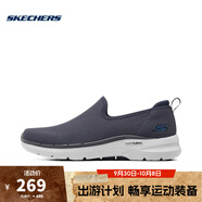 Skechers斯凱奇GO WALK 6男士一腳蹬健步鞋 216210-NVY 43.5