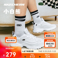 斯凱奇小白熊|透氣情侶男款小白鞋增高厚底百搭復(fù)古休閑老爹鞋運(yùn)動鞋