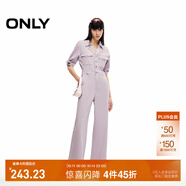 ONLY秋季通勤風(fēng)休閑百搭襯衫領(lǐng)連體休閑褲女|124144003 C35 薰凍紫色 XS (155) 60A