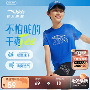 安踏兒童T恤男童短袖速干衣2025夏運(yùn)動(dòng)T女童跑步短袖T恤衫A52527116