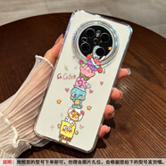 覺(jué)予華為Mate70AIR手機殼堆疊海綿寶寶Mate60pro新款透明50全包麥芒30保護套E創(chuàng  )意Pro+卡通鼎橋軟40防 透明-堆疊海綿寶寶【相框CY2103】 華為 Mate 30E Pro 5G