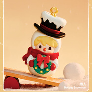 POP MART泡泡瑪特小甜豆屬于你的節日系列手辦盲盒玩具圣誕節禮物 指定款-【小甜豆雪人】 小甜豆屬于你的節日系列