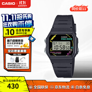 卡西歐（CASIO）手表旗艦店 黑客帝國防水學(xué)生男石英電子F-91W小黑表 情人節(jié)禮物 F-91WPC-1ADR（吃豆人聯(lián)名款）