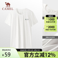 駱駝（CAMEL）戶(hù)外速干T恤春夏蜂巢網(wǎng)眼透氣上衣情侶運動(dòng)圓領(lǐng)短袖A24BZ00003