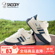 SNOOPY史努比童鞋男童運(yùn)動(dòng)鞋兒童百搭耐磨跑鞋單網(wǎng)透氣休閑鞋3811米藍(lán)29