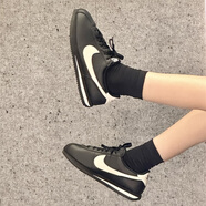 耐克（NIKE）阿甘鞋女子CORTEZ低幫輕便皮面時(shí)尚 防滑耐磨減震運(yùn)動(dòng)跑步鞋 DN1791-006黑白 38.5