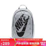耐克（NIKE）男女雙肩包背包 大容量旅行包電腦書包休閑包DV1296-012 灰色